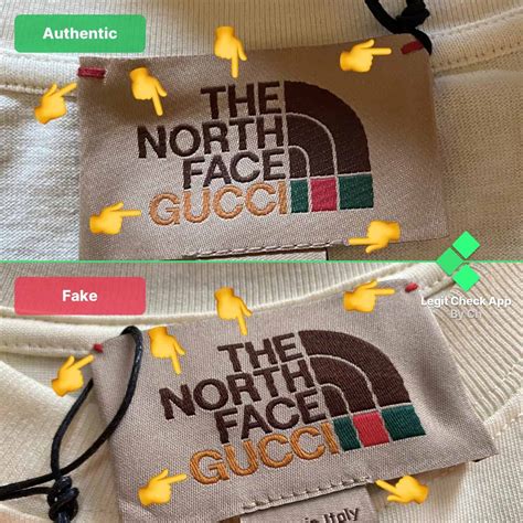 north face vs Gucci